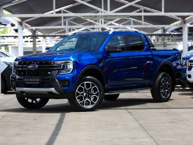 Blue Ford Ranger available from Redwood Rides